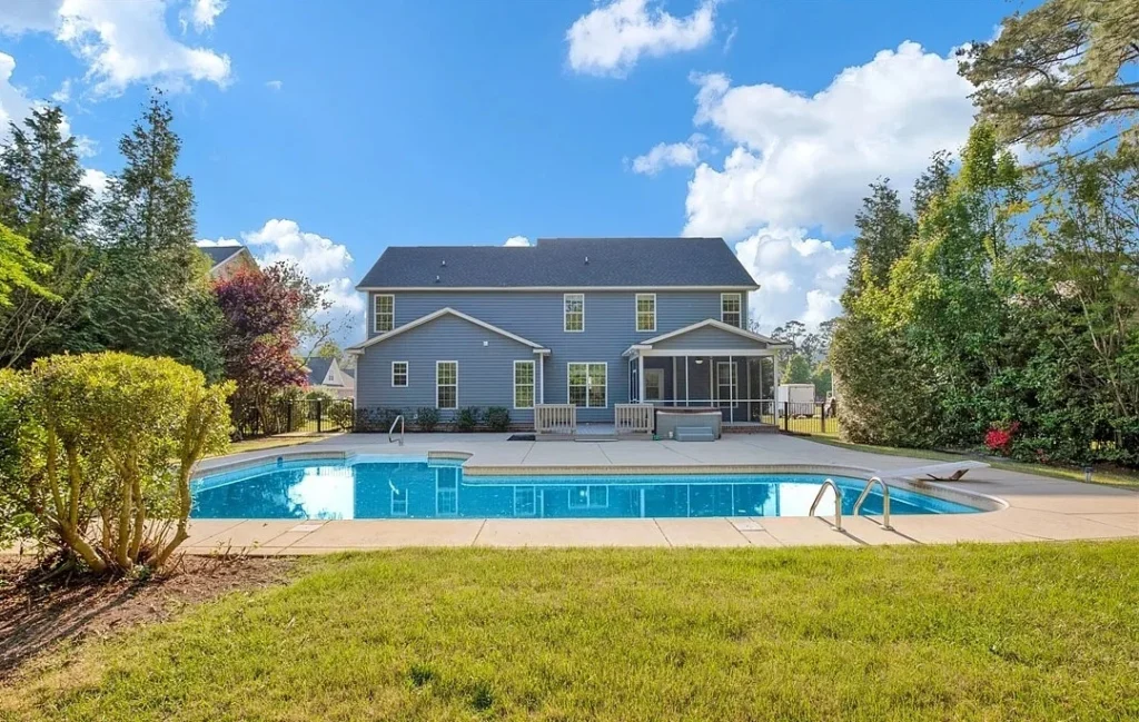 Fayetteville, NC home with pool was sold to military family represented by Bianca Hill realtor